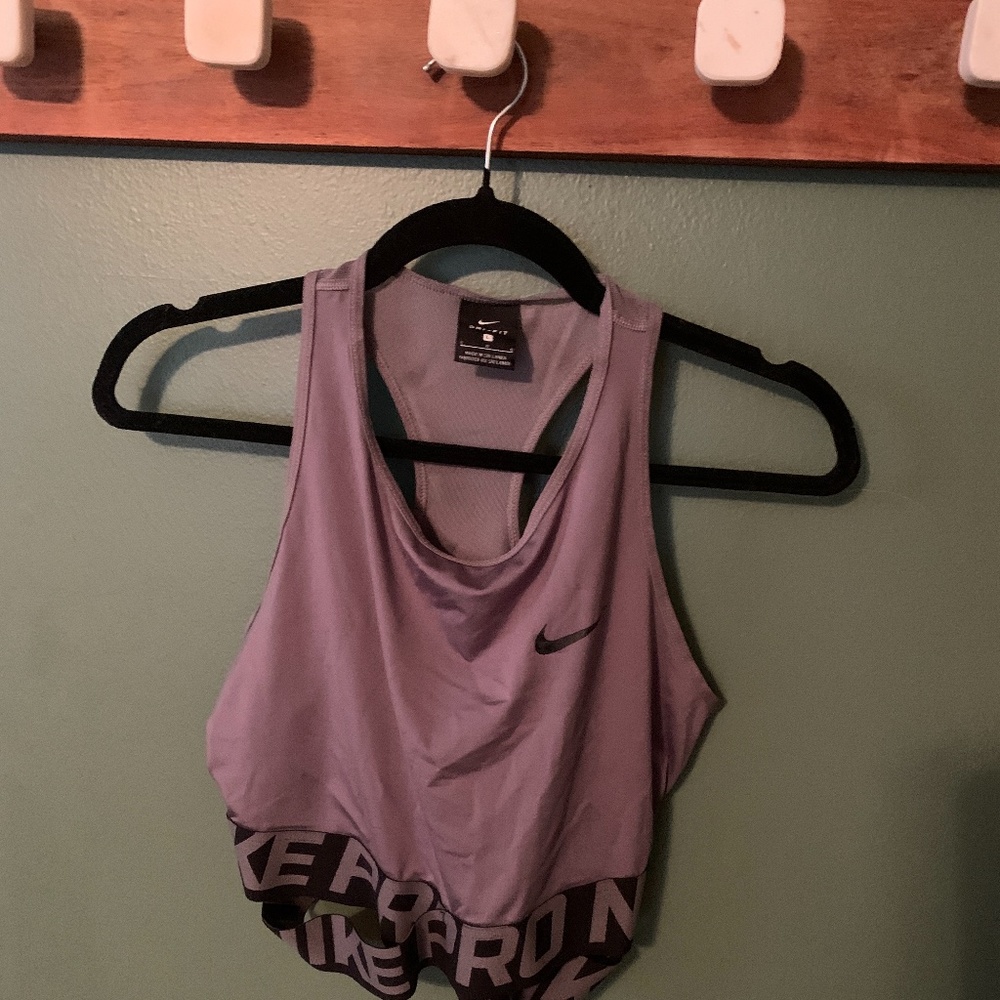 Nike cropped dri-fit tank
